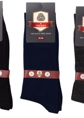 Trendy - Ανδρικές κάλτσες Del Μάλλινες Trendy 46478 Σκούρο Πολύχρωμο