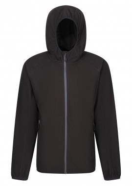 Regatta - Navigate Zip Hoodie Fleece Regatta TRF690 Black/Seal Grey
