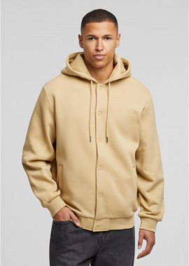 Urban Classics - Fluffy fleece hood jacket Urban Classics TB7316-03738 unionbeige