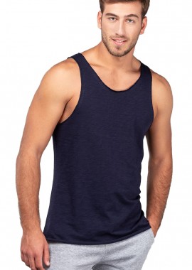 About Basics - Unisex αμάνικη φλάμα μπλούζα About Basics Myst - 00570 Navy