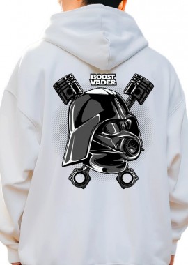 Pop Culture - Hoodie Boost Vader Pop Culture White