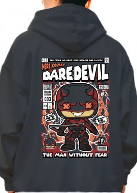 Pop Culture - Hoodie Dare Devil Pop Culture Black