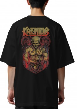 Rock Avenue - Oversized T-Shirt Kreator 3 Rock Avenue Black
