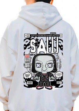 Pop Culture - Hoodie Saw Billy Pop Culture White