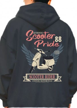 Pop Culture - Hoodie Scooter Pride Pop Culture Black