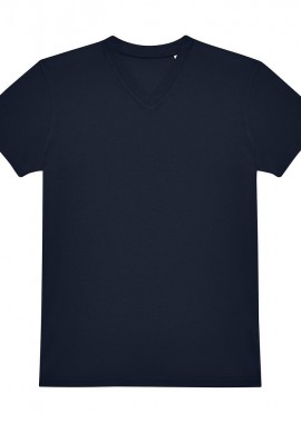 B & C - Ελαφρύ T-Shirt με V E150 B & C 03942200 Navy