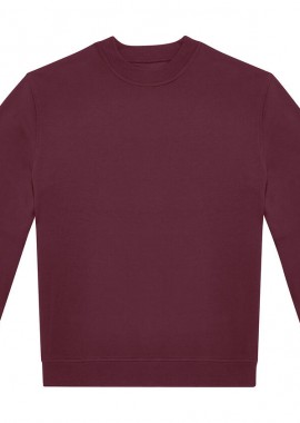 B & C - Unisex Crewneck Φούτερ ID.222 B & C 23942448 Burgundy