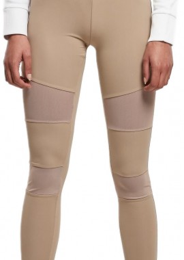 Urban Classics - Ladies Tech Mesh Leggings Urban Classics TB1174-03257 softtaupe