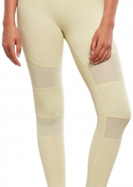 Urban Classics - Ladies Tech Mesh Leggings Urban Classics TB1174-03660 softyellow