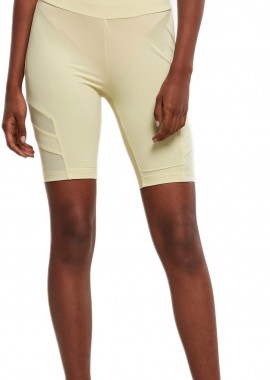Urban Classics - Ladies High Waist Tech Mesh Cycle Shorts Urban Classics TB4354-03660 softyellow