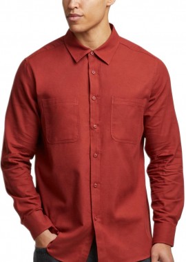 Urban Classics - Flanell Shirt Urban Classics TB6357-17539 darkrust