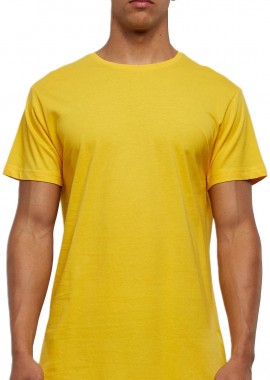 Urban Classics - Shaped Long Tee Urban Classics TB638-01148 chrome yellow