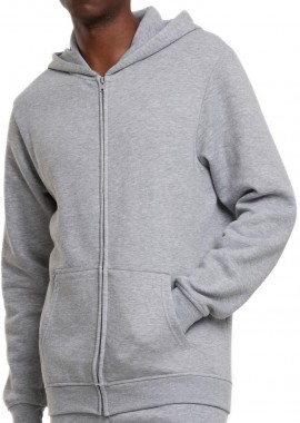 Urban Classics - Basic Essential Zip Hoody Urban Classics TB8003-03061 heathergrey