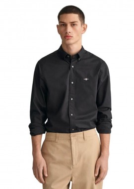 Gant - Ανδρικό Πουκάμισο GANT Slim Fit Poplin Shirt 3000102 Μαύρο