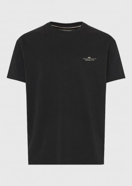 Funky Buddha - Funky Buddha Ανδρικό μονόχρωμο T-shirt - The basics collection FBM013-001-04 Μαύρο