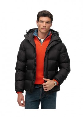 Superdry - SUPERDRY M5012250A-02Α ΜΠΟΥΦΑΝ ΚΟΥΚΟΥΛΑ BLACK
