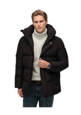 Superdry - SUPERDRY M5012285A-02A ΜΠΟΥΦΑΝ PUFFER BLACK