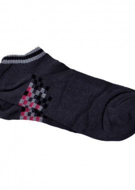 Potre OR - Σετ ανδρικές κάλτσες κοντές με διακριτικό σχέδιο Ανθρακί 8745