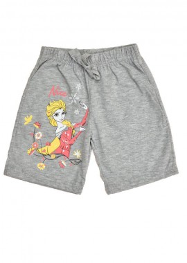 Potre OR - Παιδικό σορτσάκι με τύπωμα πριγκίπισσα Γκρι 16479