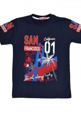 Potre OR - Παιδική μπλούζα SAN FRANCISCO Μπλε Σκούρο 16015