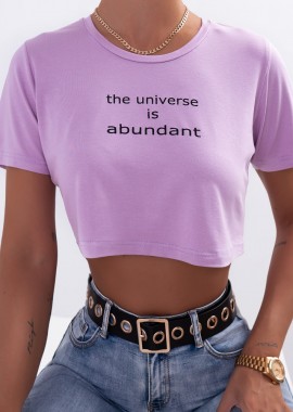 sense-shop - UNIVERSE LILA CROP TOP