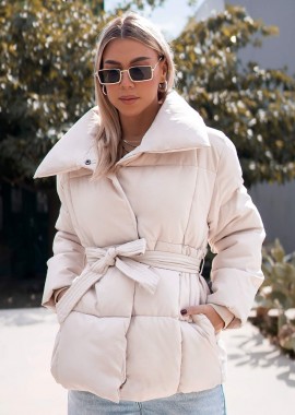 sense-shop - ΕΚΡΟΥ PUFFER ΜΠΟΥΦΑΝ - VERGEL