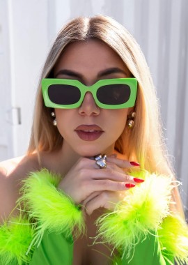 sense-shop - ANNAKEY PALM LIME SUNGLASSES