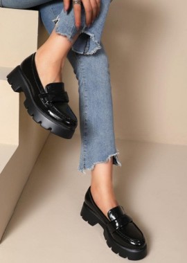 sense-shop - ΜΑΥΡΑ LOAFERS - MARIALENA