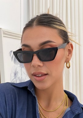 sense-shop - ANNAKEY TATI BLACK SUNGLASSES