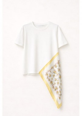 sense-shop - T-SHIRT WITH FOULARD BY LUMINA