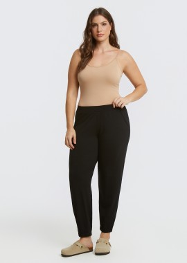 MAT FASHION - Basic σαλβάρι βισκόζη
