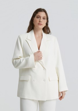 MAT FASHION - Σταυρωτό σακάκι