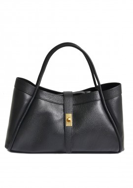 MAT FASHION - Δερμάτινη tote τσάντα με αποσπώμενο νεσεσέρ