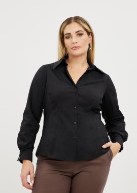 MAT FASHION - Πουκάμισο ποπλίνα basic