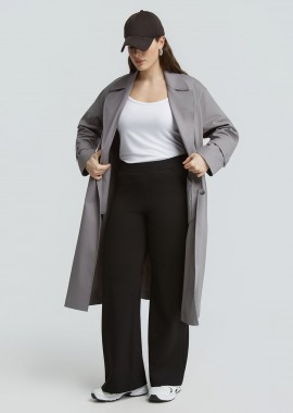 MAT FASHION - Παντελόνι καμπάνα push up με τσέπες πίσω