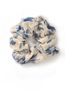 MAT FASHION - Scrunchie με floral μοτίβο