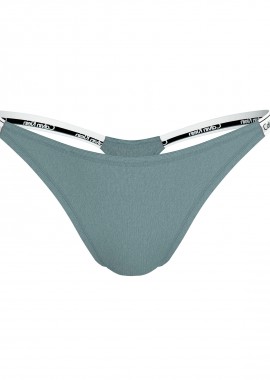 CALVIN KLEIN - Βαμβακερό Σλιπ Thong - Modern Logo