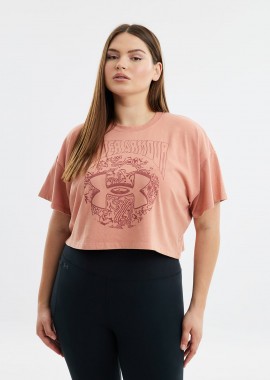 UNDER ARMOUR - Μπλούζα UA Heavyweight Dusk to Dawn Crop Short Sleeve