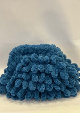 SOU - PUFFY CLUTCH BAG ΜΕ ΦΟΔΡΑ (ΠΕΤΡΟΛ)