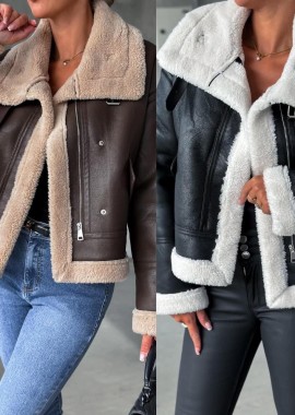 Amelie's - Jacket Aleska Καφέ