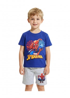 MARVEL - MARVEL ΠΑΙΔΙΚΟ ΣΕΤ T-SHIRT ΣΟΡΤΣ SPIDERMAN 2000 - γκρι ΓΚΡΙ
