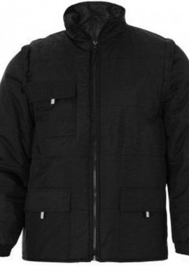 - Μπουφάν με αποσπώμενα μανίκια Detach About Basics 00103 Black