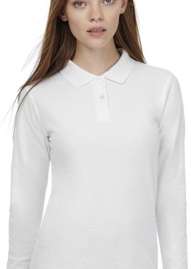 - Μακρυμανικο Γυναικειο Polo ID.001 LSL B & C PWI13 White