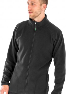 - Ανδρικό τζάκετ Recycled Microfleece Result R907X Black