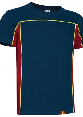 - T-Shirt FURIA Valento CAVAFURME Orion Navy Blue-Lotto Red-Lemon Yellow