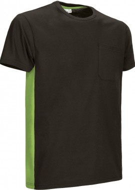 Valento - T-Shirt THUNDER Valento CAVATHUNV Black-Apple Green