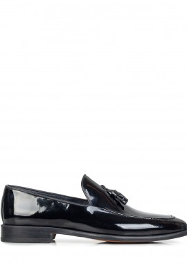 Classico Uomo - Μοκασίνια ανδρικά Classico Uomo Μαύρο 4-144 RUGAN CLU.00275 262