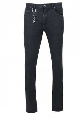 PAUL & SHARK - ΑΝΔΡΙΚΟ DENIM ΠΑΝΤΕΛΟΝΙ ΣΤΕΝΗ ΓΡΑΜΜΗ ΜΑΥΡΟ
