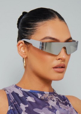 fashionroom - BURN TOTAL SILVER MIRROR SUNNIES