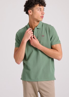 FUNKY BUDDHA - Essential polo μπλούζα με κεντημένο logo